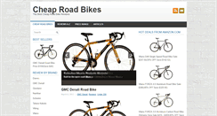 Desktop Screenshot of cheaproadbikesreviews.com